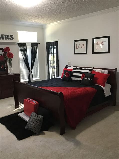 black white and red wall decor|black and red bedroom decor.